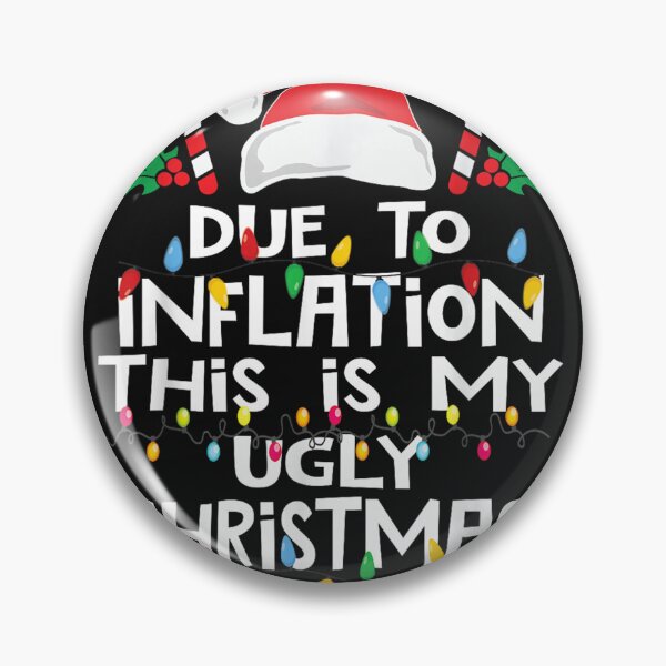 Item preview, Funny Due to Inflation Ugly Christmas Sweaters for Men Women designed and sold by bandom557.