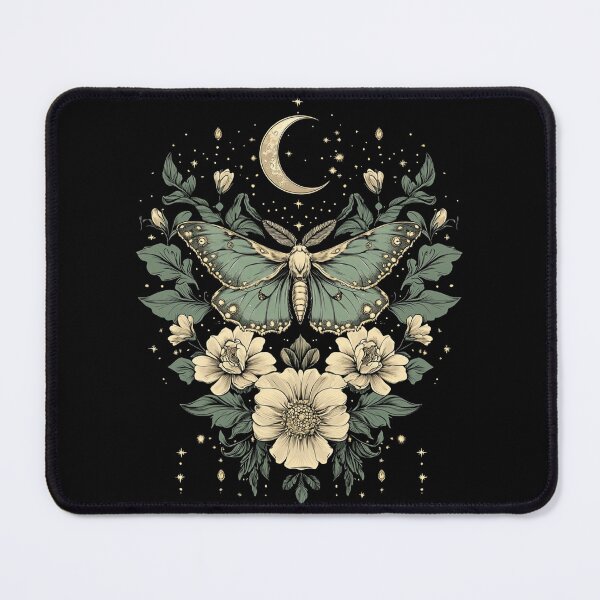 Item preview, Goblincore Moth and Butterfly moonphases Flowers cottagecore designed and sold by ALICIAxGONZALEZ.