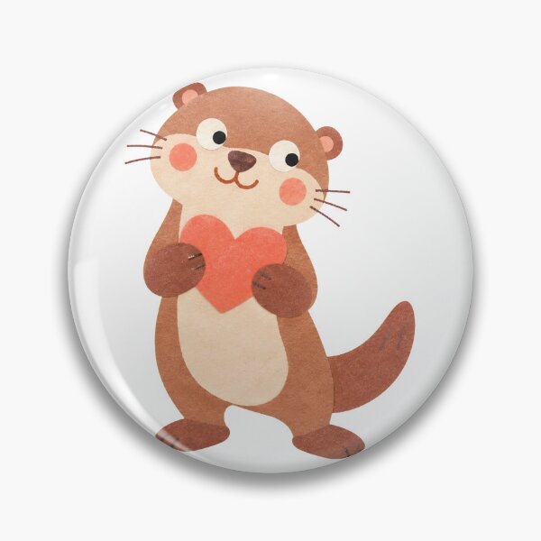 Item preview, Otter with a Paper Heart designed and sold by The-Art-of-D.