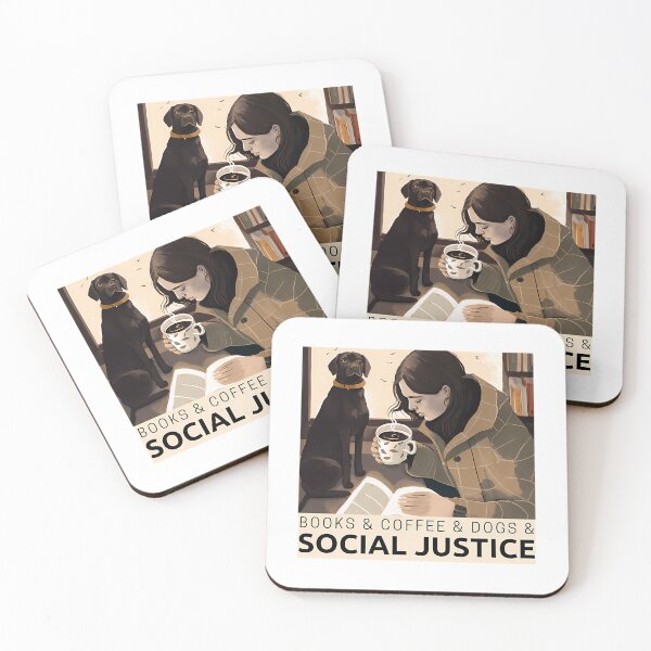 Item preview, Books And Coffee And Dogs And Social Justice designed and sold by blowerkatherine.