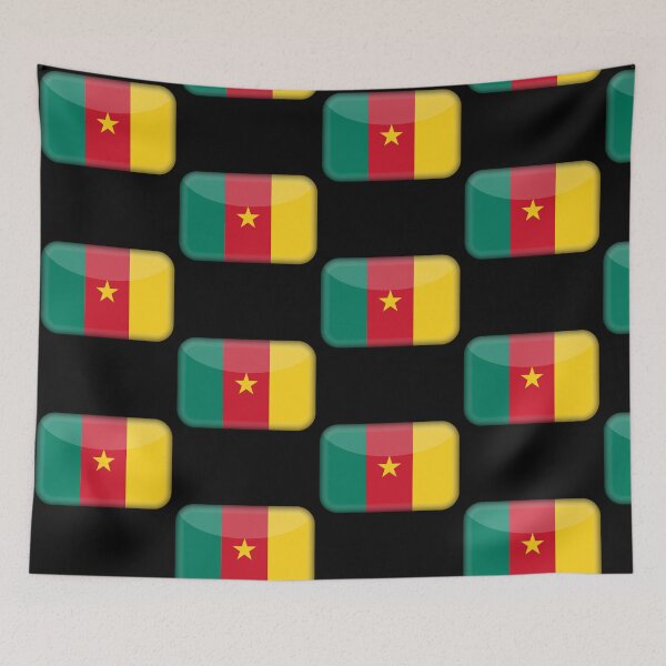 Item preview, Cameroonian 3D Flag Cameroon Pride Design designed and sold by YAZ.