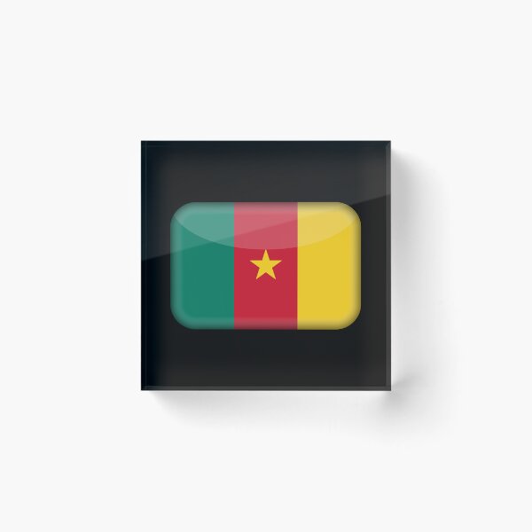 Item preview, Cameroonian 3D Flag Cameroon Pride Design designed and sold by YAZ.