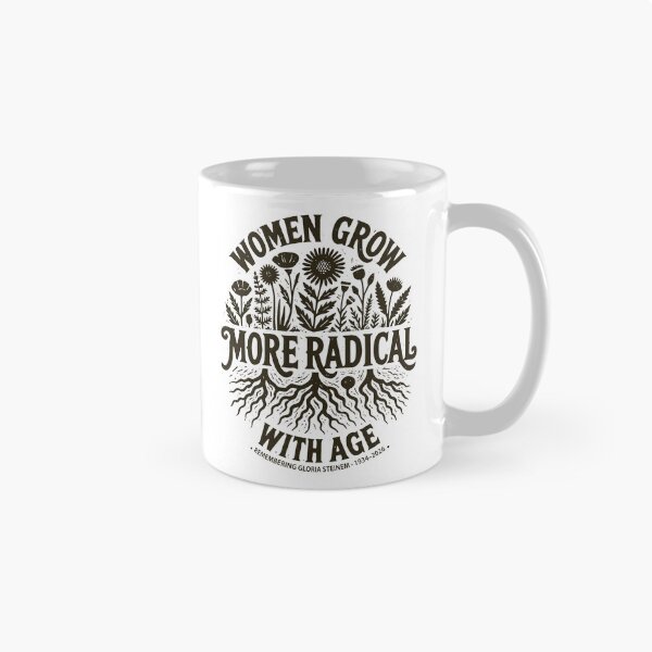 Item preview, Gloria Steinem - Gloria Steinem Memorial - Feminist Quote - Feminist Icon   designed and sold by FrancesRobb.