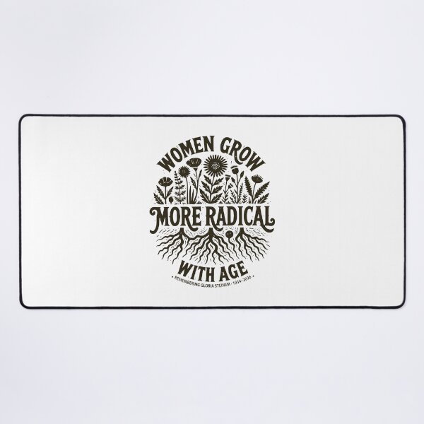 Item preview, Gloria Steinem - Gloria Steinem Memorial - Feminist Quote - Feminist Icon designed and sold by FrancesRobb.