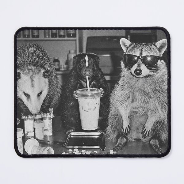 Item preview, Support Your Local Pharmacy Techs Raccoon Possum Pharmacist designed and sold by MidzzSky.