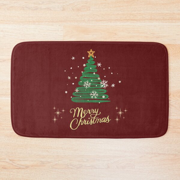 Item preview, Elegant Merry Christmas Tree Gold Holiday Art designed and sold by DanielBDesigns.