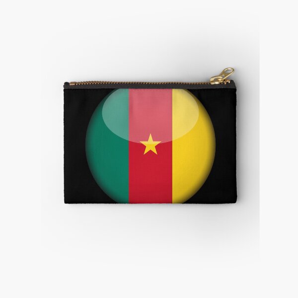 Item preview, Cameroonian 3D Round Flag Cameroon Pride Design designed and sold by YAZ.