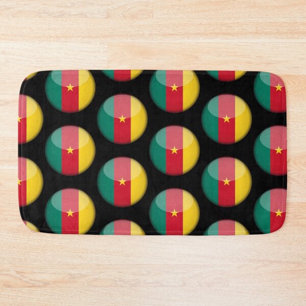 Item preview, Cameroonian 3D Round Flag Cameroon Pride Design designed and sold by YAZ.