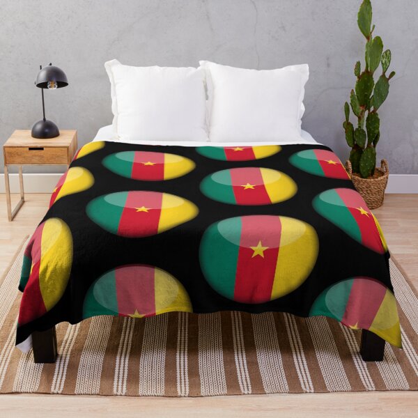 Item preview, Cameroonian 3D Round Flag Cameroon Pride Design designed and sold by YAZ.