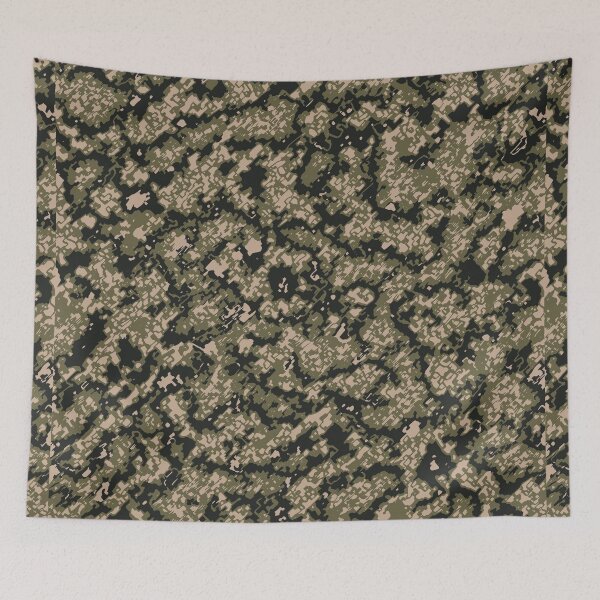 Item preview, Military Camouflage Charcoal Sketch Patterns in Green, Beige and Black designed and sold by ShopieHome.