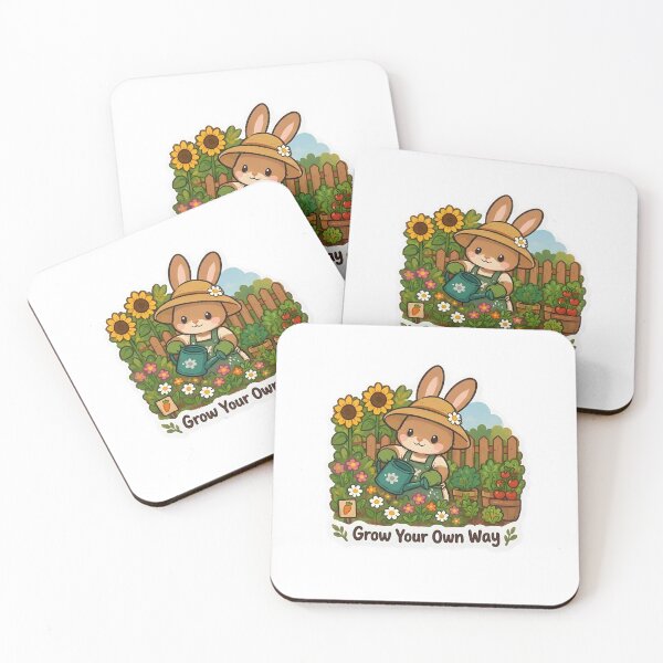 Item preview, Cute Rabbit Gardener – Grow Your Own Way Gardening Gift designed and sold by Isliath.