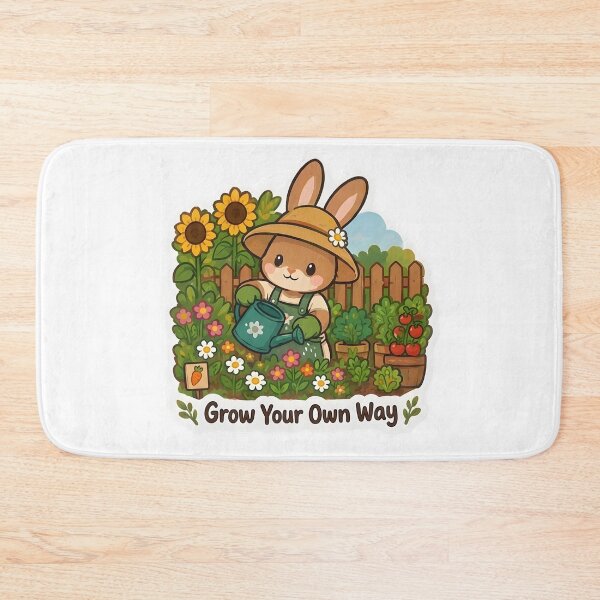 Item preview, Cute Rabbit Gardener – Grow Your Own Way Gardening Gift designed and sold by Isliath.