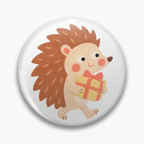 Item preview, Hedgehog with a Ribbon Parcel designed and sold by The-Art-of-D.