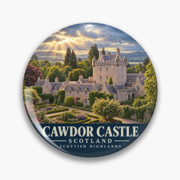 Item preview, Cawdor Castle Scotland Scottish Highlands Travel Souvenir Sticker designed and sold by ArcanePrintsxo.