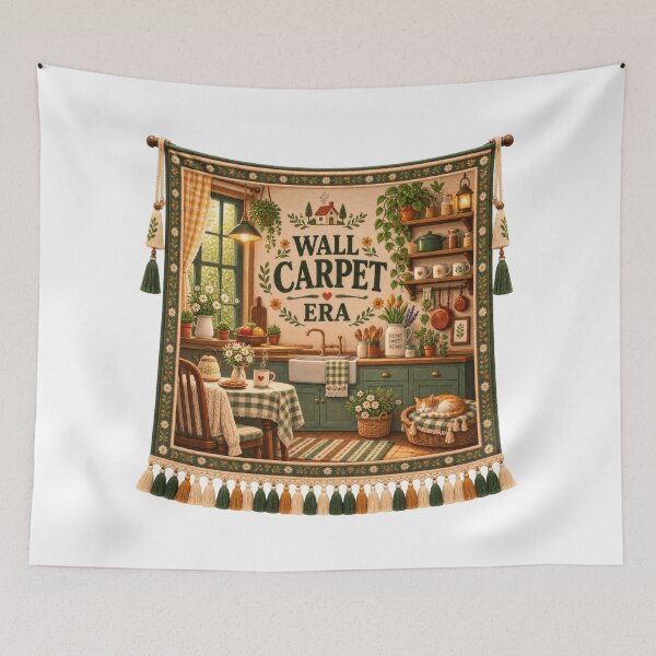 Item preview, Wall Carpet Era Kitchen Balkan Household Humor designed and sold by OfficialBalkan.