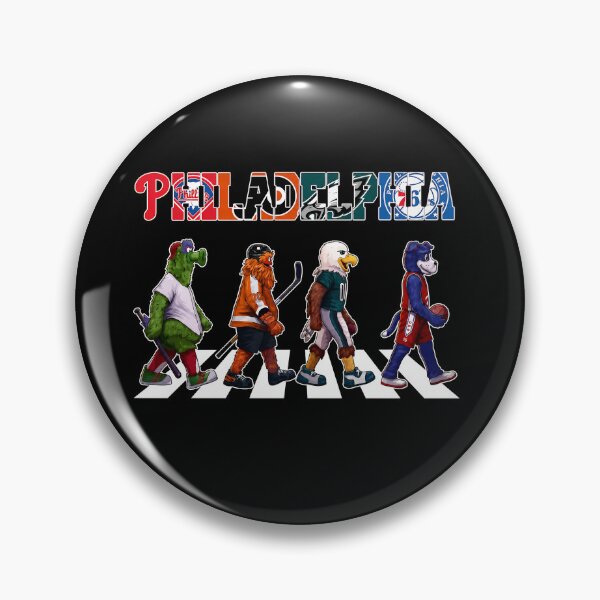 Item preview, Philly Mascots Abbey Road Mashup  designed and sold by Sketchquad.
