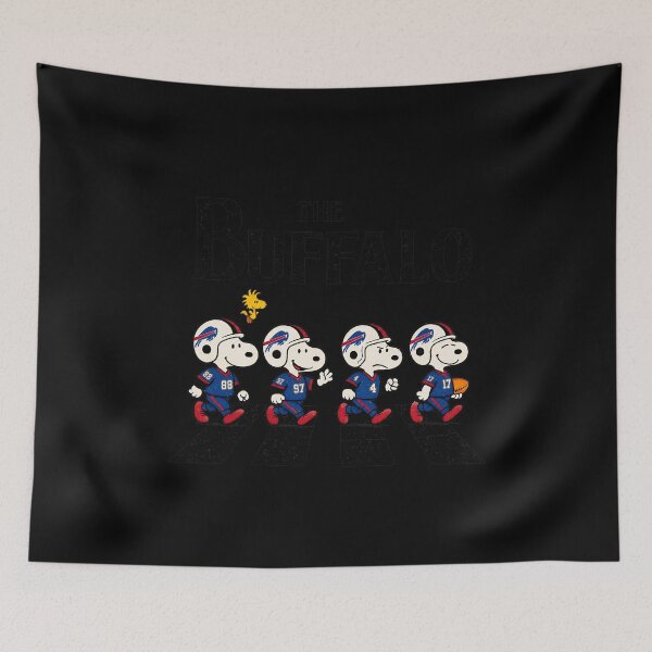 Item preview, The Buffalo Football Snoopy Abbey Road  designed and sold by Sketchquad.