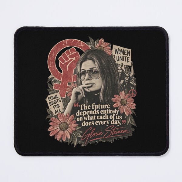 Item preview, Gloria Steinem - Gloria Steinem Memorial - Feminist Quote - Feminist Icon designed and sold by FrancesRobb.