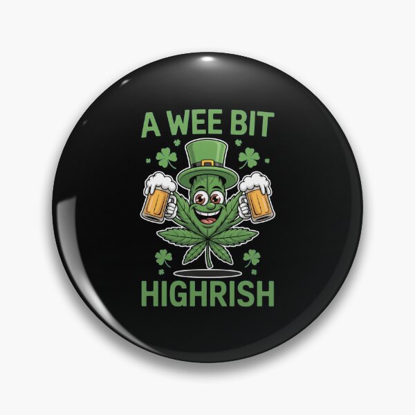 Item preview, A Wee Bit Highrish Cannabis St. Paddy's Day designed and sold by Richcameroart.