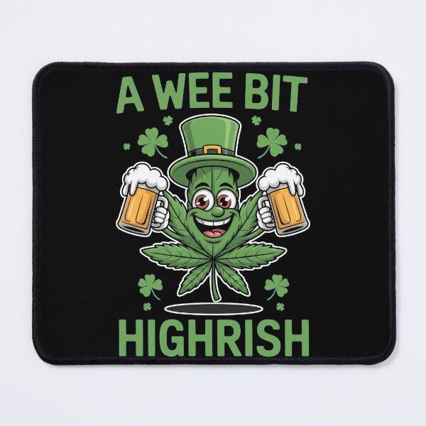 Item preview, A Wee Bit Highrish Cannabis St. Paddy's Day designed and sold by Richcameroart.