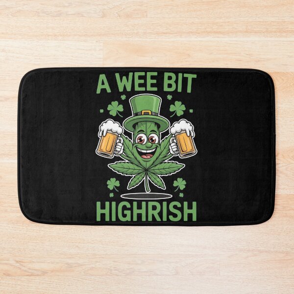 Item preview, A Wee Bit Highrish Cannabis St. Paddy's Day designed and sold by Richcameroart.