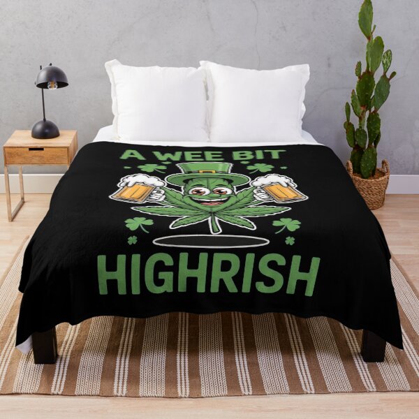 Item preview, A Wee Bit Highrish Cannabis St. Paddy's Day designed and sold by Richcameroart.