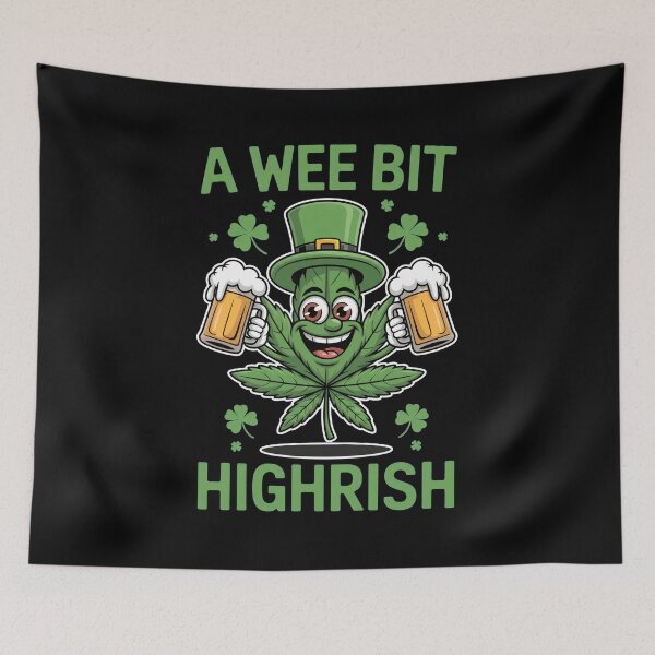 Item preview, A Wee Bit Highrish Cannabis St. Paddy's Day designed and sold by Richcameroart.