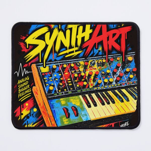 Item preview, Synth Art – Colorful Analog Synthesizer Graffiti designed and sold by NicolaDudich.