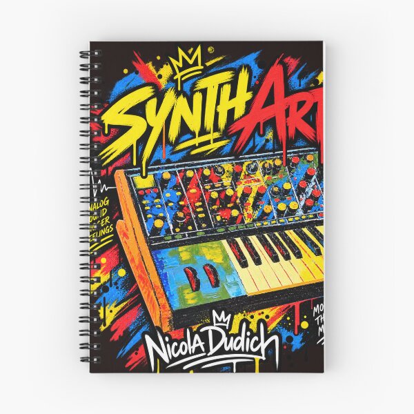 Item preview, Synth Art – Colorful Analog Synthesizer Graffiti designed and sold by NicolaDudich.
