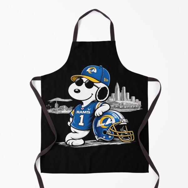 Item preview, Snoopy Rams Fanatic with Helmet and City designed and sold by Sketchquad.