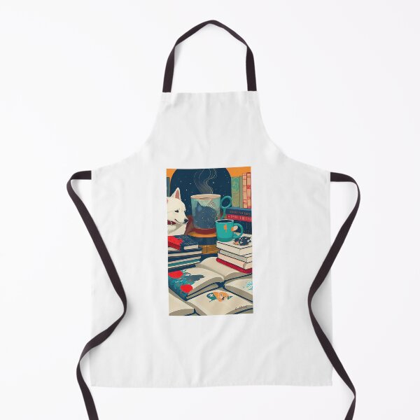 Item preview, Books And Coffee And Dogs By Callisc Arts designed and sold by blowerkatherine.