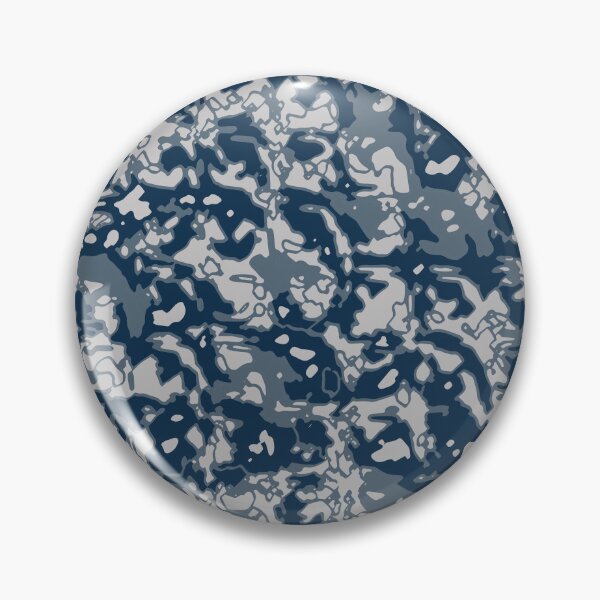 Item preview, Winter Camouflage Distorted Glass Blocks Patterns in Blue Shades designed and sold by ShopieHome.