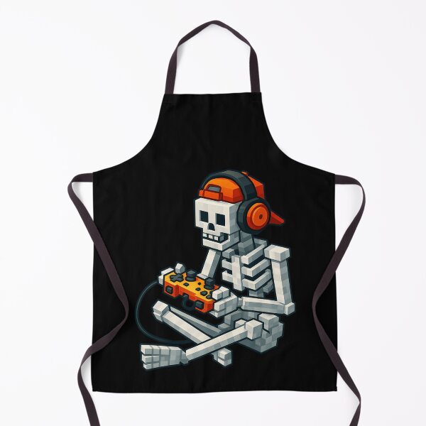 Item preview, Halloween Skeleton Gamer Pixel Video Gaming Boys Men Kids designed and sold by ALICIAxGONZALEZ.