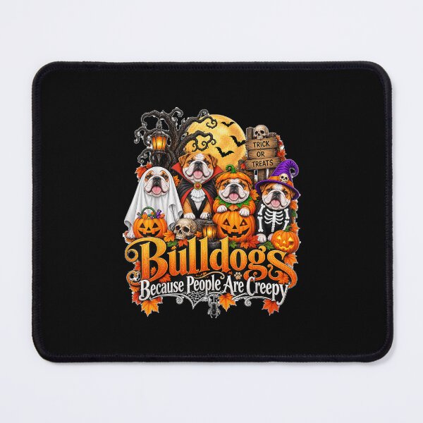 Item preview, Bulldogs Because People are Creepy Halloween Dogs Costume designed and sold by HarinDonreka.