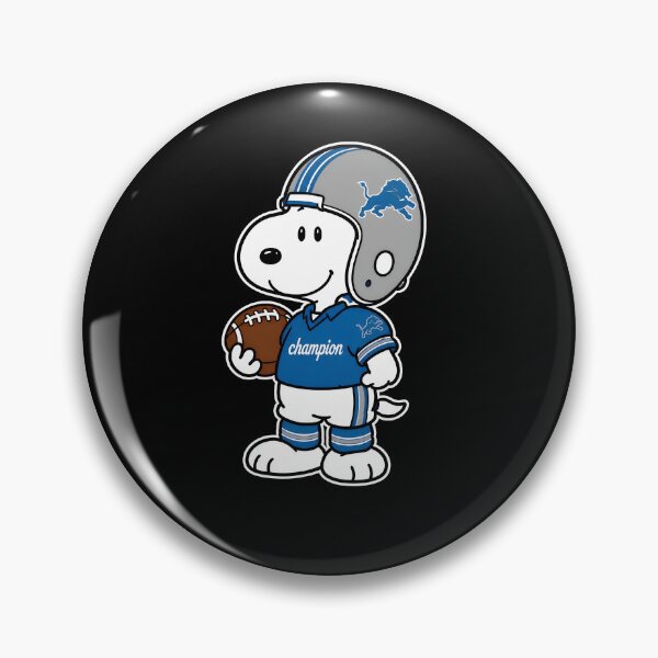 Item preview, Snoopy Champion Football Detroit  designed and sold by Sketchquad.
