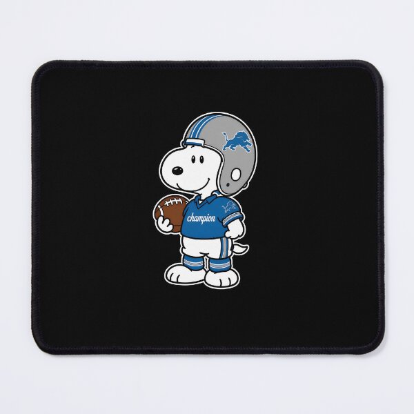 Item preview, Snoopy Champion Football Detroit  designed and sold by Sketchquad.