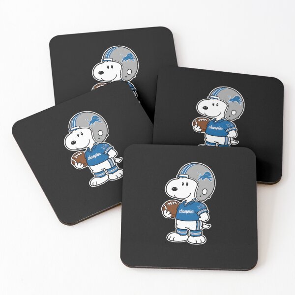 Item preview, Snoopy Champion Football Detroit  designed and sold by Sketchquad.