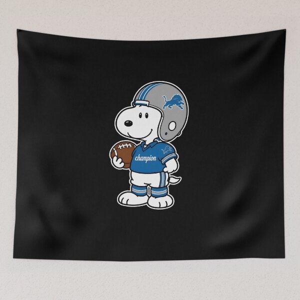 Artikelvorschau, Snoopy Champion Football Detroit entworfen und verkauft von Sketchquad.