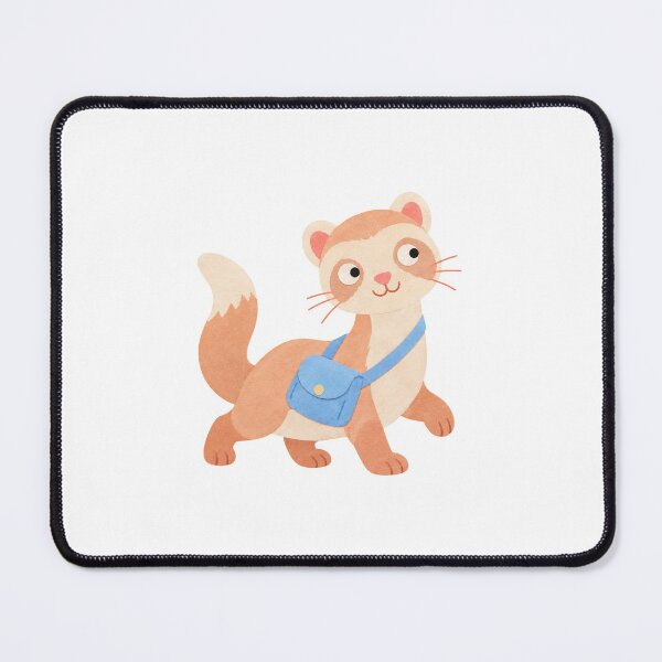 Item preview, Ferret with a Messenger Satchel designed and sold by The-Art-of-D.