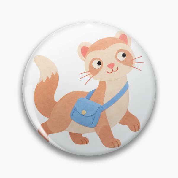 Item preview, Ferret with a Messenger Satchel designed and sold by The-Art-of-D.
