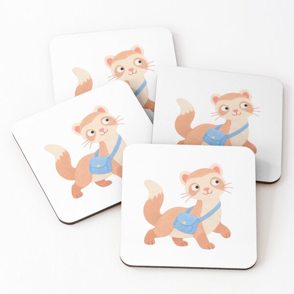 Item preview, Ferret with a Messenger Satchel designed and sold by The-Art-of-D.