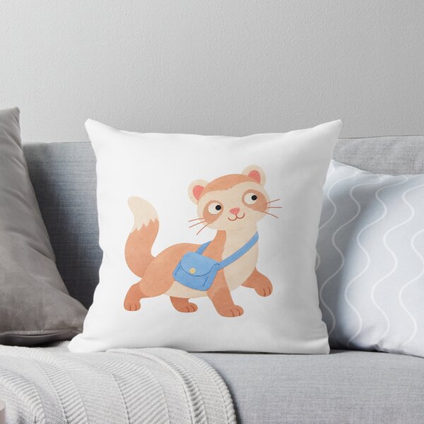Item preview, Ferret with a Messenger Satchel designed and sold by The-Art-of-D.