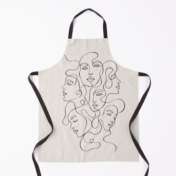 Item preview, Continuous One Line Multiple Female Faces designed and sold by FemmePod.
