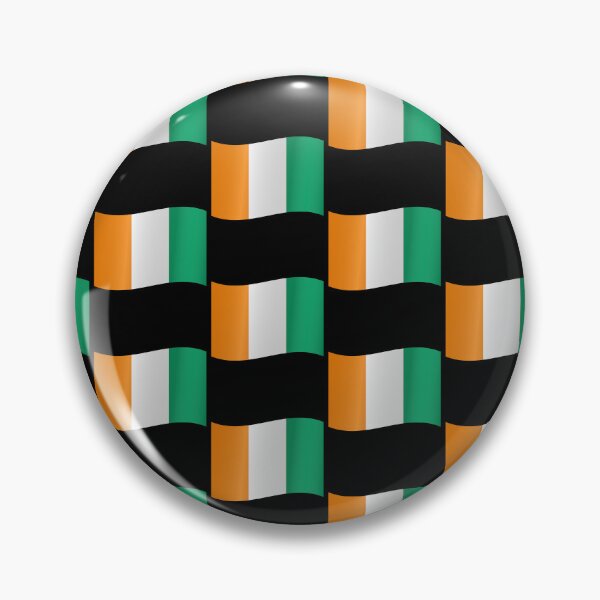 Item preview, Ivorian Waving Flag Ivory Coast Pride Design designed and sold by YAZ.