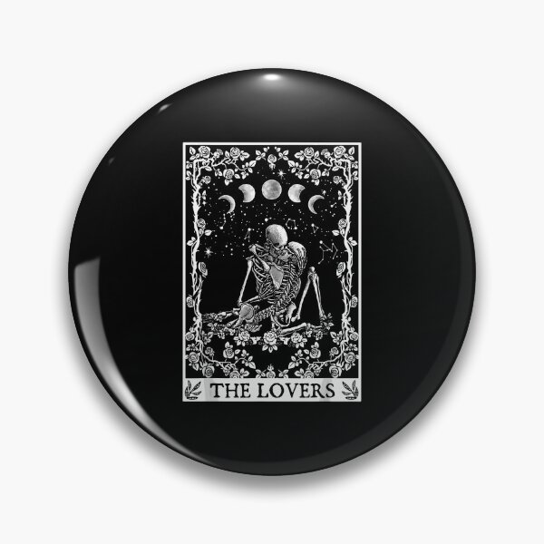 Item preview, Gardener Tarot Celestial Skeleton The Lovers Tarot Card Moon designed and sold by sonlehuyak.