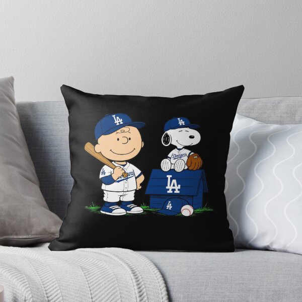 Item preview, Charlie Brown & Snoopy in Dodgers Gear designed and sold by Sketchquad.