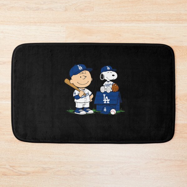 Item preview, Charlie Brown & Snoopy in Dodgers Gear designed and sold by Sketchquad.