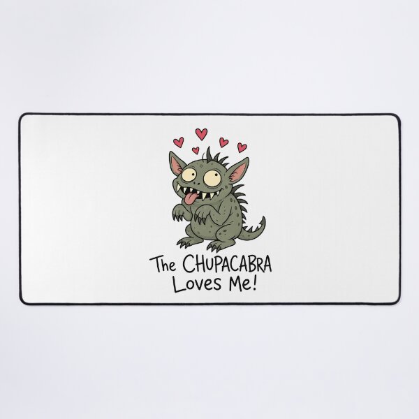 Item preview, The Chupacabra Loves Me Funny Cryptid Cartoon designed and sold by ShirtWreck.