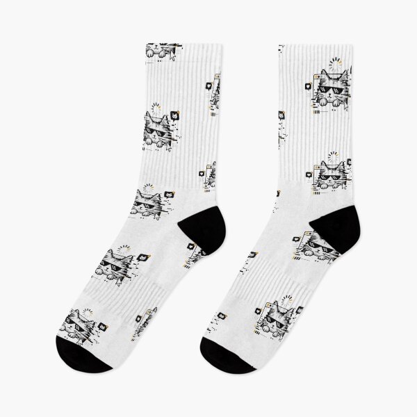 Item preview, Retro Glitch Pixel Cat in Computer Browser Window designed and sold by zzz888.