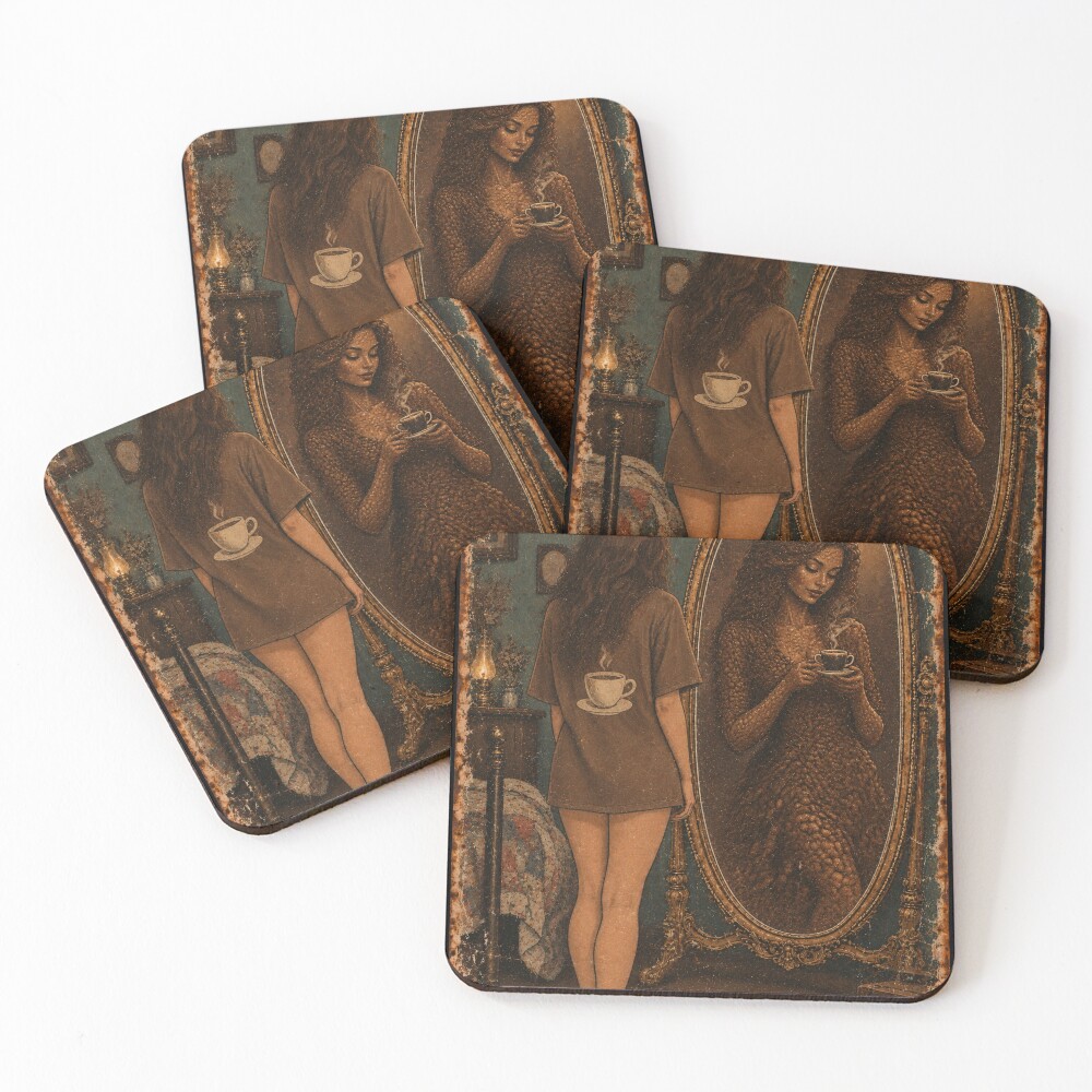 Item preview, Coasters (Set of 4) designed and sold by halibutgoatramb.